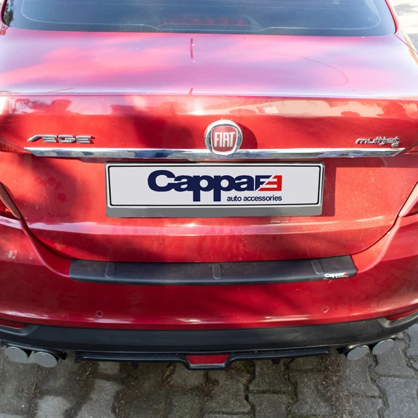 Fiat Egea 2015- Yılı ve Sonrası Uyumlu Arka Tampon Eşiği Mat - Resim 7