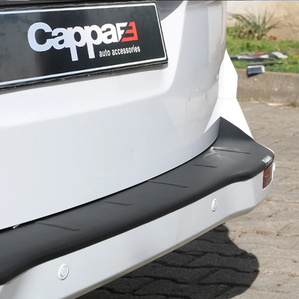 Ford Courier 2014-2018 Yıl Aralığı Uyumlu Arka Tampon Eşiği Mat - Resim 10