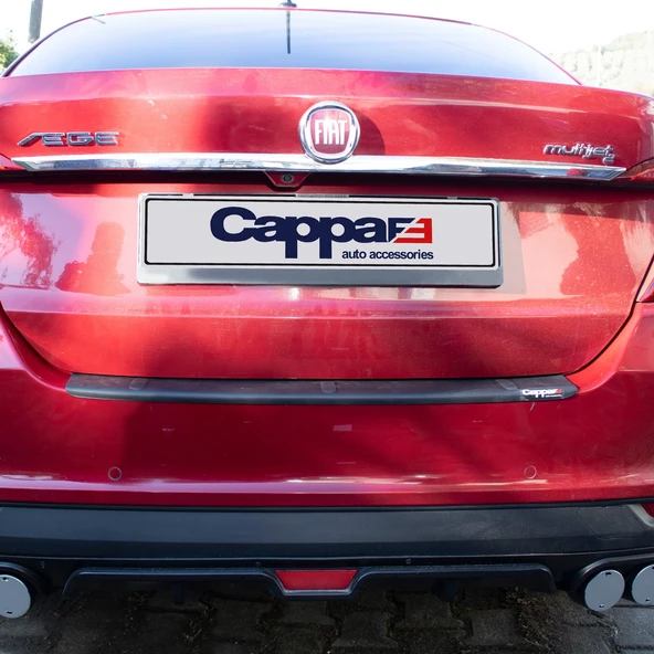 Fiat Egea 2015- Yılı ve Sonrası Uyumlu Arka Tampon Eşiği Mat - Resim 6