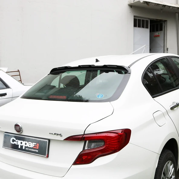 Fiat Egea 2015- Yılı ve Sonrası Uyumlu Arka Cam Spoyler - 5