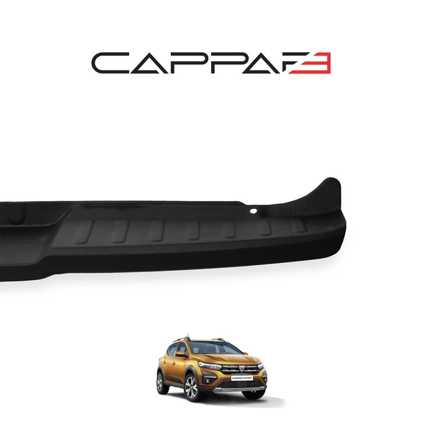 Dacia Sandero 2021- Yılı ve Sonrası Uyumlu Arka Tampon Eşiği Mat - Resim 3