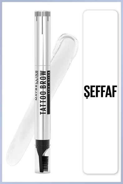 Maybelline Kaş Kalemi Tattoo Brow Lift Stick 00 Clear - Resim 5