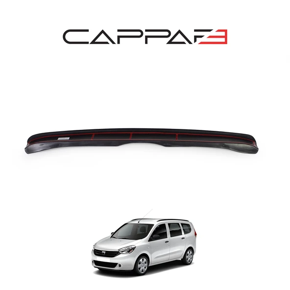 Dacia Lodgy 2013- Yılı ve Sonrası Uyumlu Arka Tampon Eşiği Mat - Resim 3