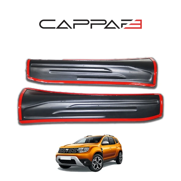 Dacia Duster 2018-2024 Yıl Aralığı Uyumlu Kapı Eşiği 4 Parça - 5