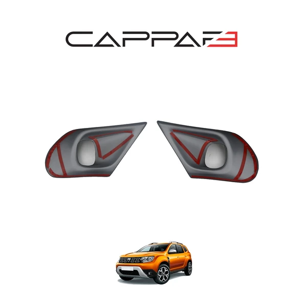 Dacia Duster 2018-2024 Yıl Aralığı Uyumlu Sis Farı Çerçevesi 2 Parça - Resim 8