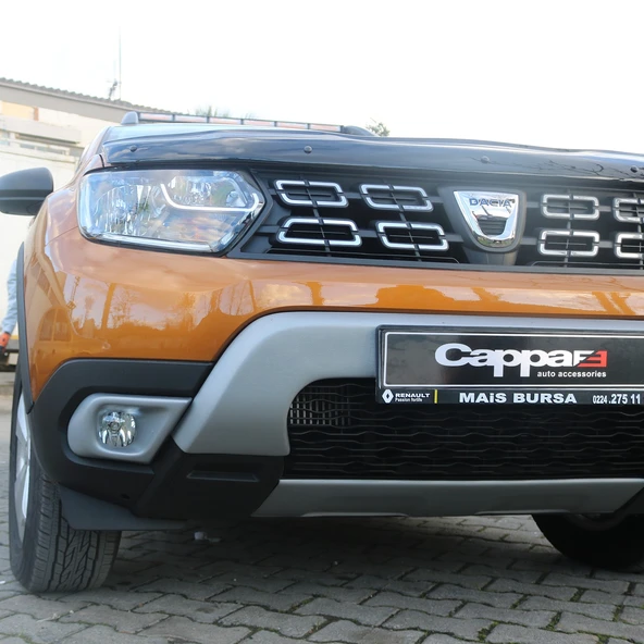 Dacia Duster 2018-2024 Yıl Aralığı Uyumlu Ön Tampon Difüzör - Resim 8