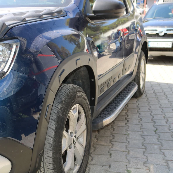 Dacia Duster 2018-2024 Yıl Aralığı Uyumlu Damalı Çamurluk Dodik 8 Parça - Resim 7