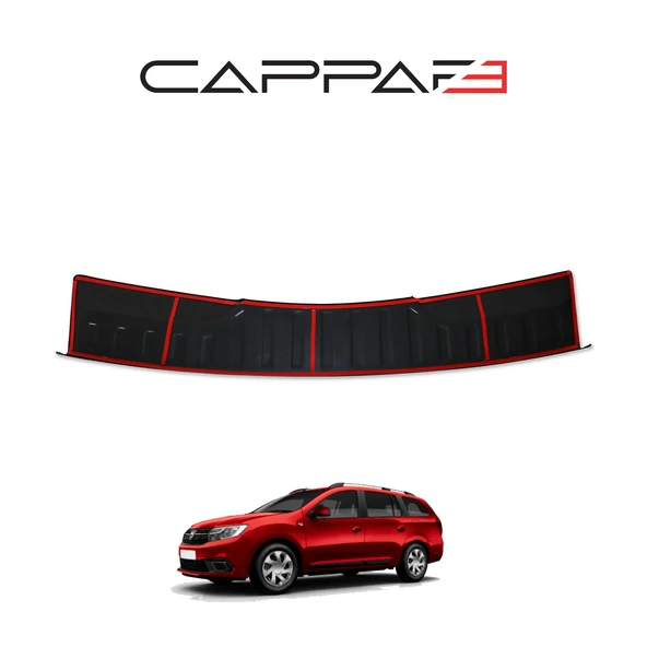 Dacia Logan Mcv 2013-2021 Yıl Aralığı Uyumlu Arka Tampon Eşiği Mat - Resim 6