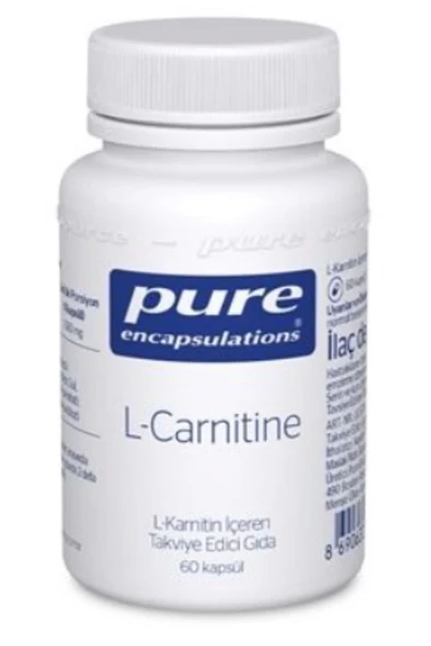 Pure Encapsulations L-Carnitine 60 Kapsül - 1