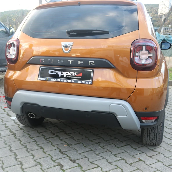 Dacia Duster 2018-2024 Yıl Aralığı Uyumlu Arka Tampon U Difüzör - Resim 8