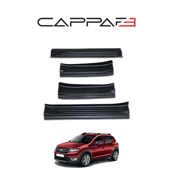 Dacia Sandero 2012-2020 Yıl Aralığı Uyumlu Kapı Eşiği 4 Parça - 2