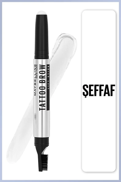 Maybelline Kaş Kalemi Tattoo Brow Lift Stick 00 Clear - Resim 4