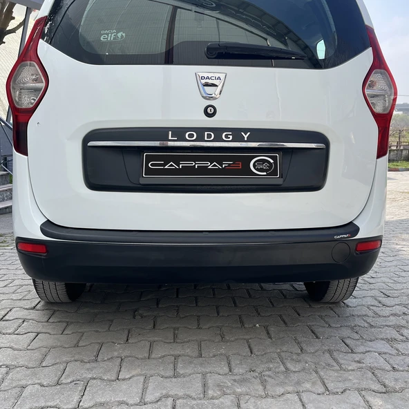 Dacia Lodgy 2013- Yılı ve Sonrası Uyumlu Arka Tampon Eşiği Mat - Resim 6