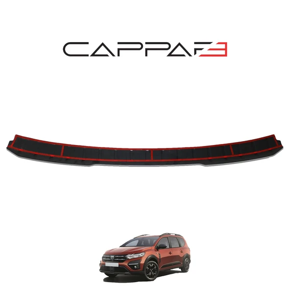 Dacia Jogger 2022- Yılı ve Sonrası Uyumlu Arka Tampon Eşiği Mat - Resim 6