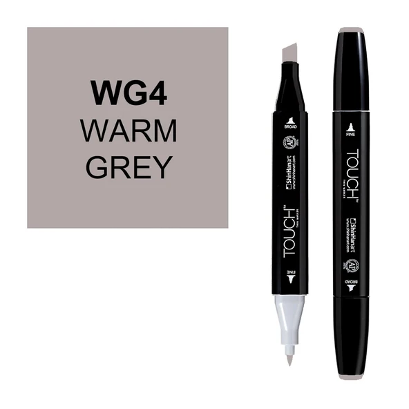 Touch Twin Marker Çizim Kalemi WG4 Warm Grey ürün görseli
