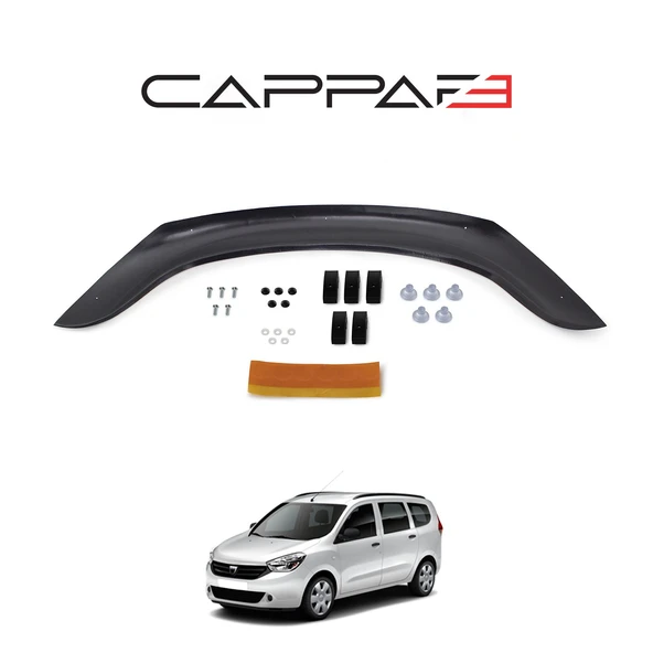 Dacia Lodgy 2013- Yılı ve Sonrası Uyumlu Kaput Rüzgarlığı 4mm - Resim 4