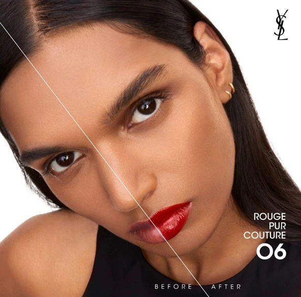 Yves Saint Laurent Rouge Pur Couture Saten Bitişli Ruj - 06 Prêt-À-Porter - 3