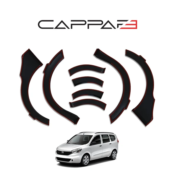 Dacia Lodgy 2013- Yılı ve Sonrası Uyumlu Çamurluk Dodik 8 Parça - Resim 4