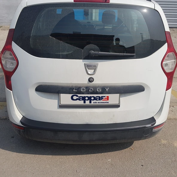 Dacia Lodgy 2013- Yılı ve Sonrası Uyumlu Arka Tampon Eşiği Mat - Resim 5