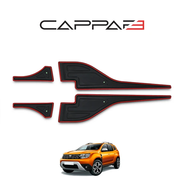 Dacia Duster 2018-2024 Yıl Aralığı Uyumlu Yarasa Kapı Kaplama 4 Parça - Resim 5