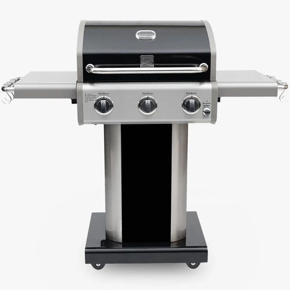 Kenmore PG-4030400LN-BK Gazlı 3 Ocaklı Barbekü - İnox