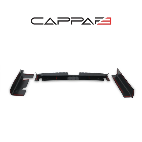 Dacia Duster 2010-2017 Yıl Aralığı Uyumlu Bagaj Koruma Eşiği 3 Parça - Resim 3