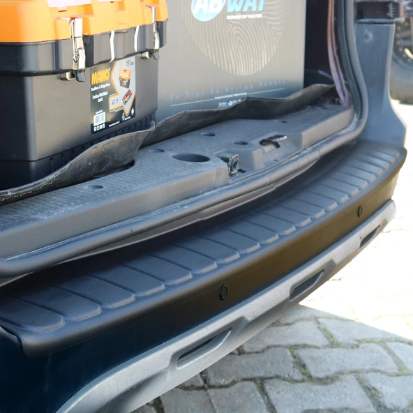 Dacia Dokker 2013- Yılı ve Sonrası Uyumlu Arka Tampon Eşiği Mat - Resim 12