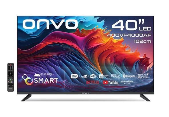 Onvo 40OVF4000AF 40" Frameless Android 13 Full HD Smart LED Tv - 1