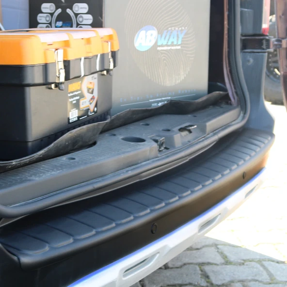 Dacia Dokker 2013- Yılı ve Sonrası Uyumlu Arka Tampon Eşiği Mat - Resim 9