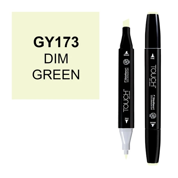 Touch Twin Marker Çizim Kalemi GY173 Dim Green ürün görseli 1