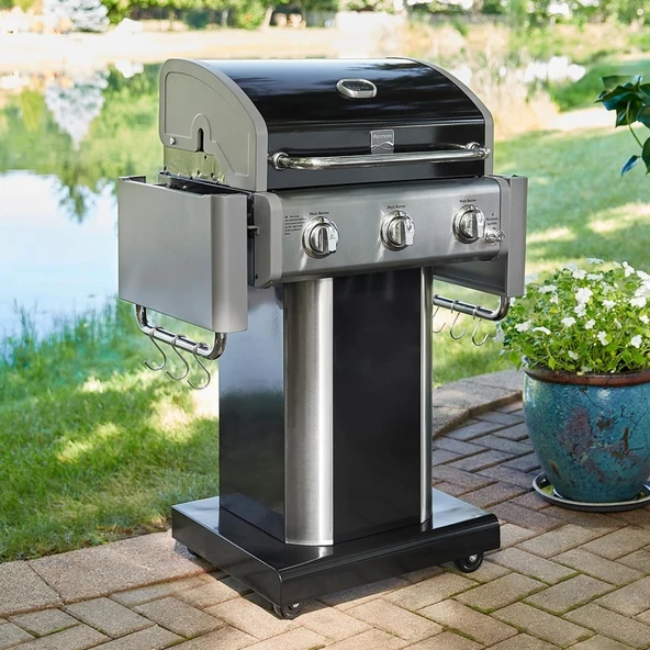 Kenmore PG-4030400LN-BK Gazlı 3 Ocaklı Barbekü - İnox - 8
