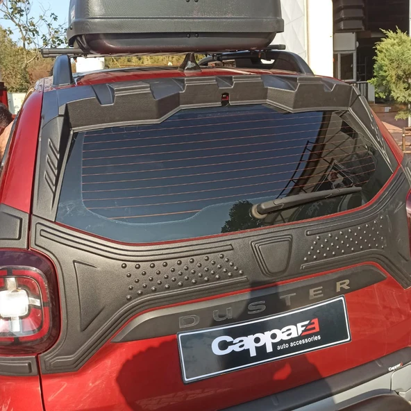 Dacia Duster 2018-2022 Yıl Aralığı Uyumlu Arka Cam Spoiler 3 Parça - Resim 2