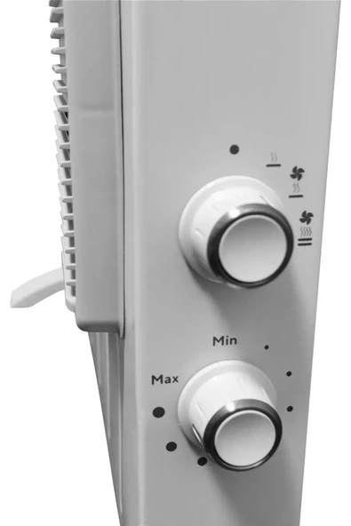Luxell Hc-2952 2500 Watt Fanlı Beyaz Konvektör Isıtıcı New Series - 6