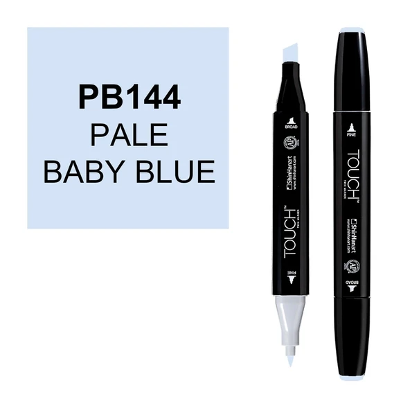Touch Twin Marker Çizim Kalemi PB144 Pale Baby Blue ürün görseli