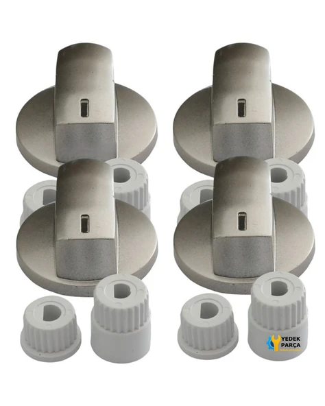 Eminçelik Uyumlu Düğme 4 lü Takımı Ankastre Set Üstü Ocak Düğmesi ürün görseli