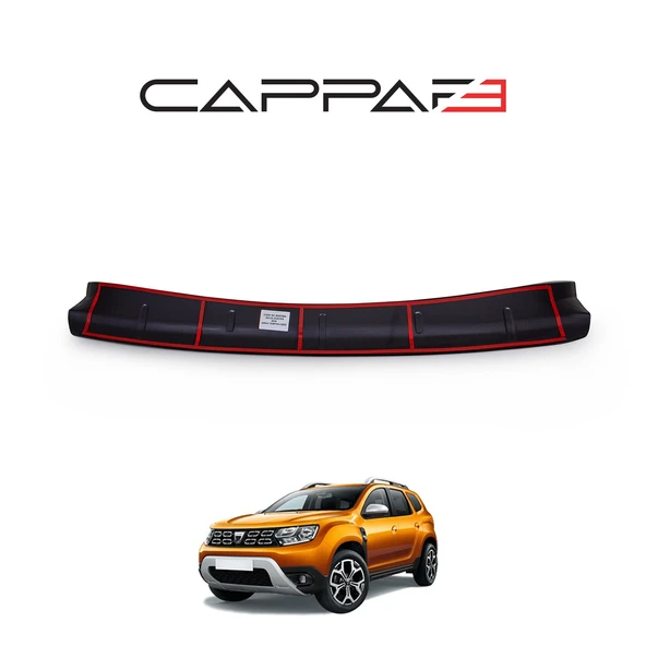 Dacia Duster 2018-2024 Yıl Aralığı Uyumlu Arka Tampon Eşiği Mat - Resim 3