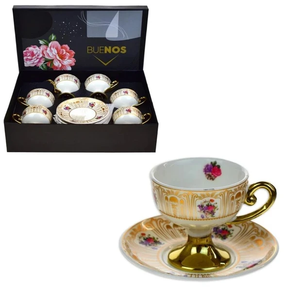 Çiftçiler Kahve Fincan Takımı 6 Kişilik ürün görseli 1