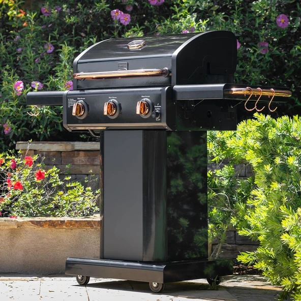 Kenmore PG-4030400LN-BC Gazlı 3 Ocaklı Barbekü - Siyah - 8