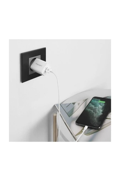 Spigen Essential 12w Hızlı Şarj Cihazı Ip (INTELLİGENT POWER TECHNOLOGY) Duvar Şarjı F110 000ca26331
