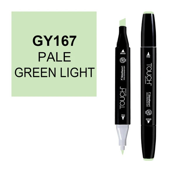 Touch Twin Marker Çizim Kalemi GY167 Pale Green Light ürün görseli