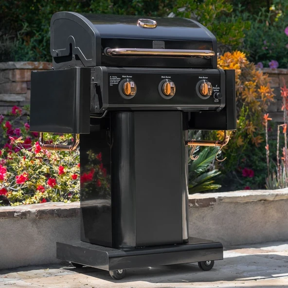 Kenmore PG-4030400LN-BC Gazlı 3 Ocaklı Barbekü - Siyah - 6