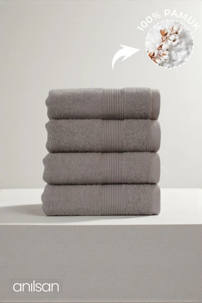 4'lü Dora El Havlusu - 50x80 Cm, 175 Gr, %100 Pamuk, Spa Ve Otel Havlusu, Günlük Kullanıma Uygun ürün görseli 1
