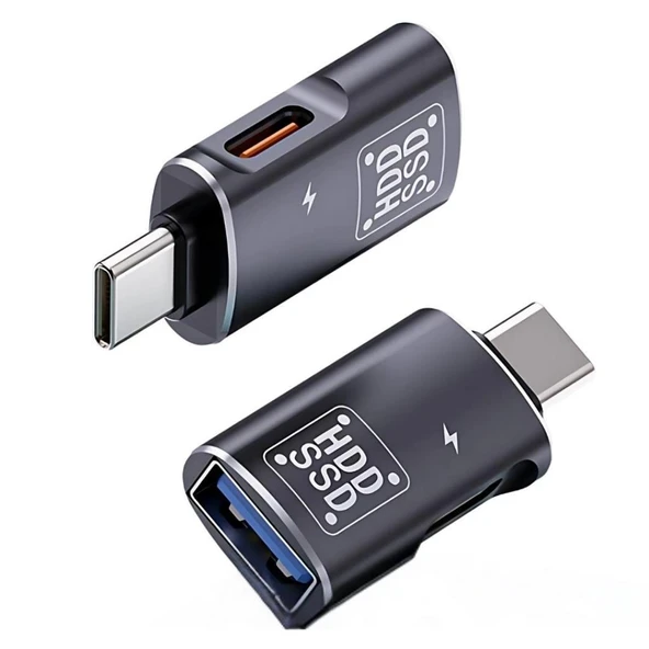 5016 Type C Usb 3.0 Otg Hızlı Şarj Çevirici Dönüştürücü Adaptör PD12W - Resim 2