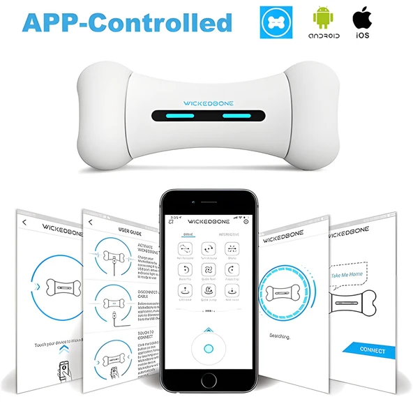 Cheerble Akıllı İnteraktif Köpek Oyun Kemiği 20x10x8cm - 4