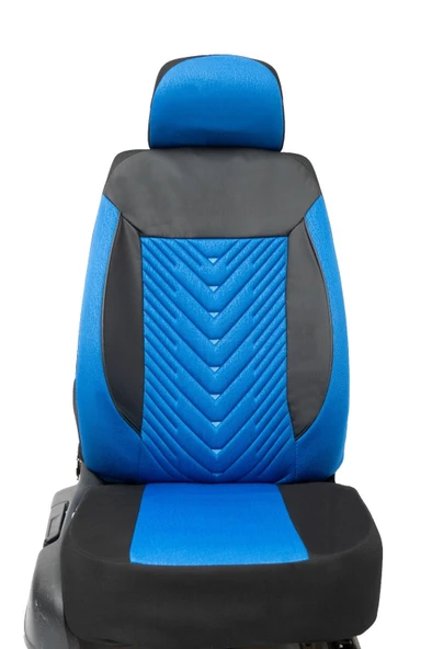 Ceylan oto koltuk kılıfı mavi arka koltuk standart üçlü