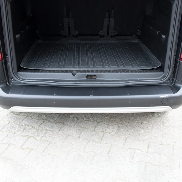 Citroen Berlingo 2019- Yılı ve Sonrası Uyumlu Arka Tampon Eşiği Mat - Resim 12