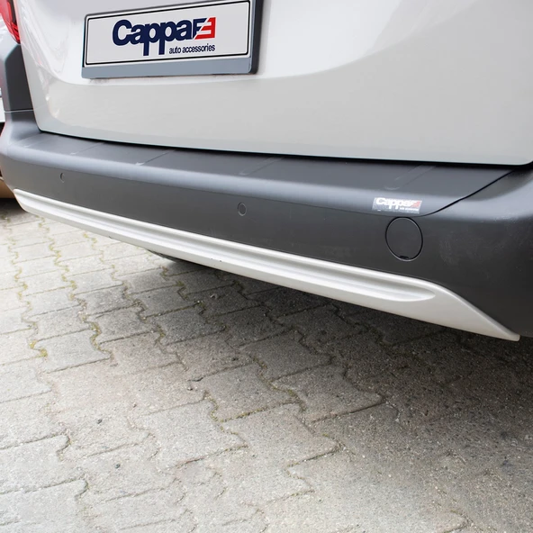 Citroen Berlingo 2019- Yılı ve Sonrası Uyumlu Arka Tampon Eşiği Mat - Resim 11
