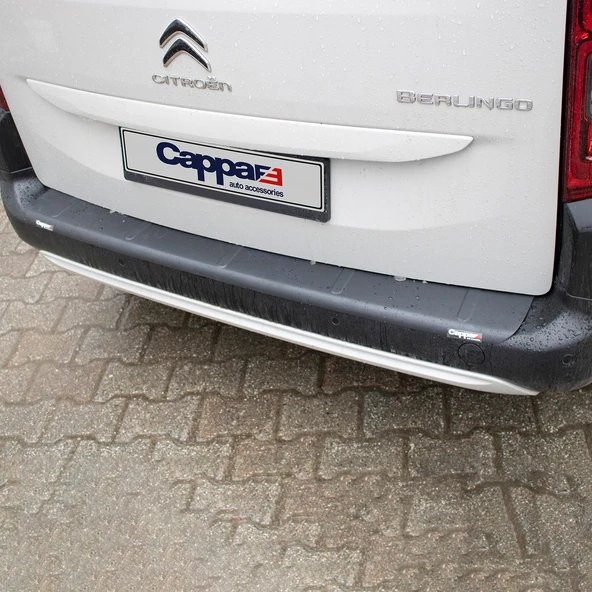 Citroen Berlingo 2019- Yılı ve Sonrası Uyumlu Arka Tampon Eşiği Mat - Resim 10