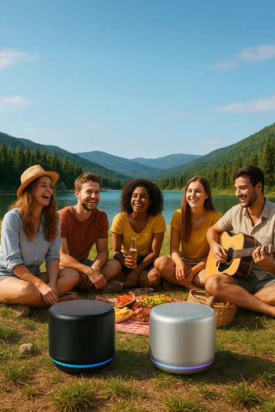 Bunnys Huawei Mate X6 Uyumlu Kompakt Bluetooth Hoparlör – Uzun Pil Ömrü (5 Saat) | Kablosuz Hoparlör - Resim 3