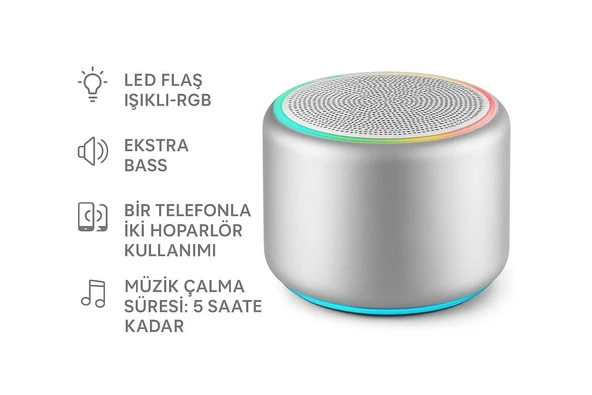 Bunnys XİAMOİ 15 Pro Uyumlu Kompakt Bluetooth Hoparlör – Uzun Pil Ömrü (5 Saat) | Kablosuz Hoparlör ürün görseli